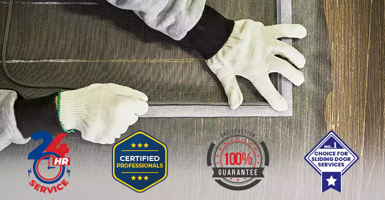 Commercial Mesh Door Repair in Parkland