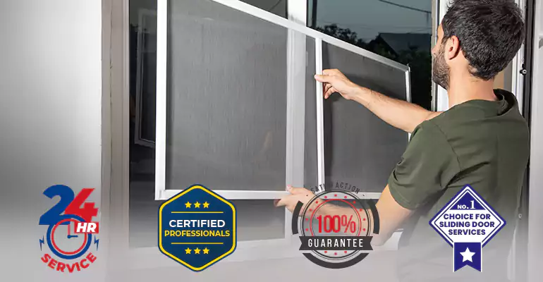 Sliding Screen Door Frame Repair in Parkland