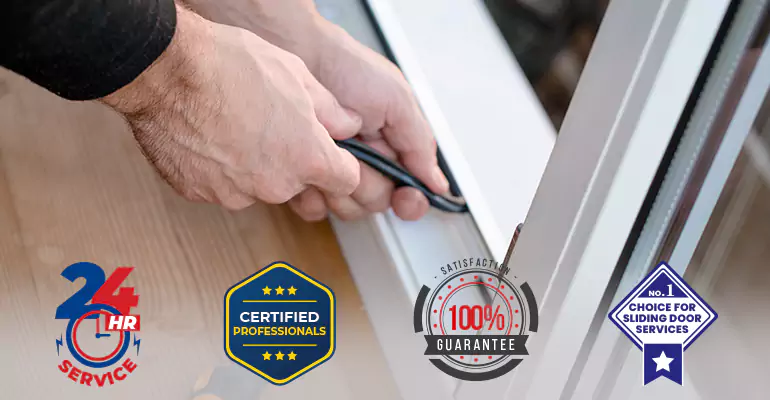 Sliding Door Leak Repair in Parkland
