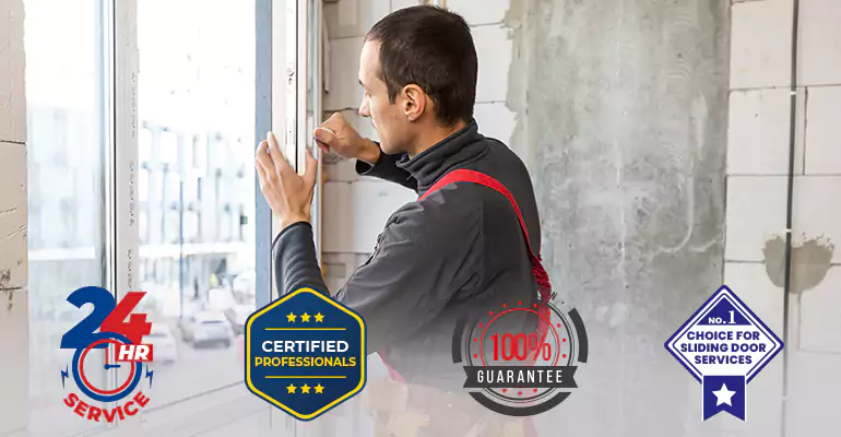 Residential Sliding Glass Door Window Replacement in Parkland